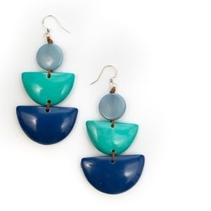 Organic Tagua Jewelry- Divina Earrings